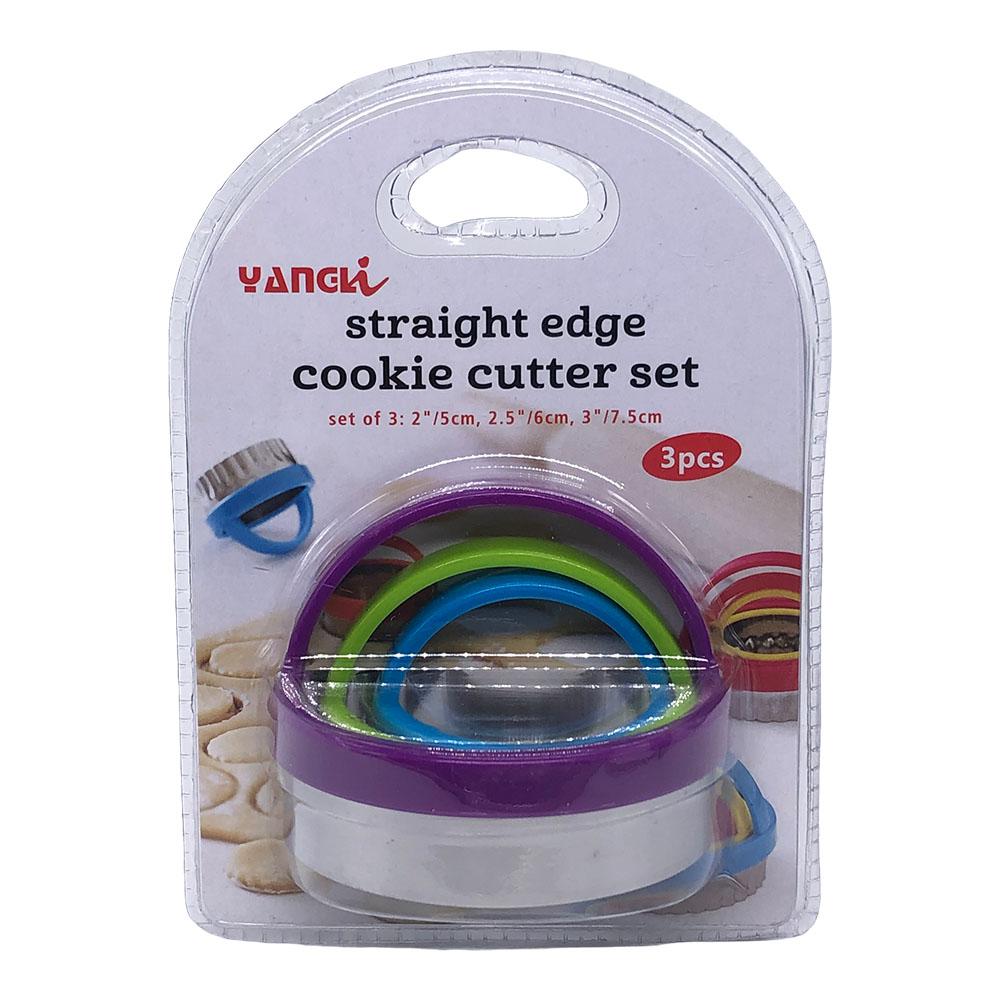 Cortador de Galletas Home Elegance de Metal 3 Piezas