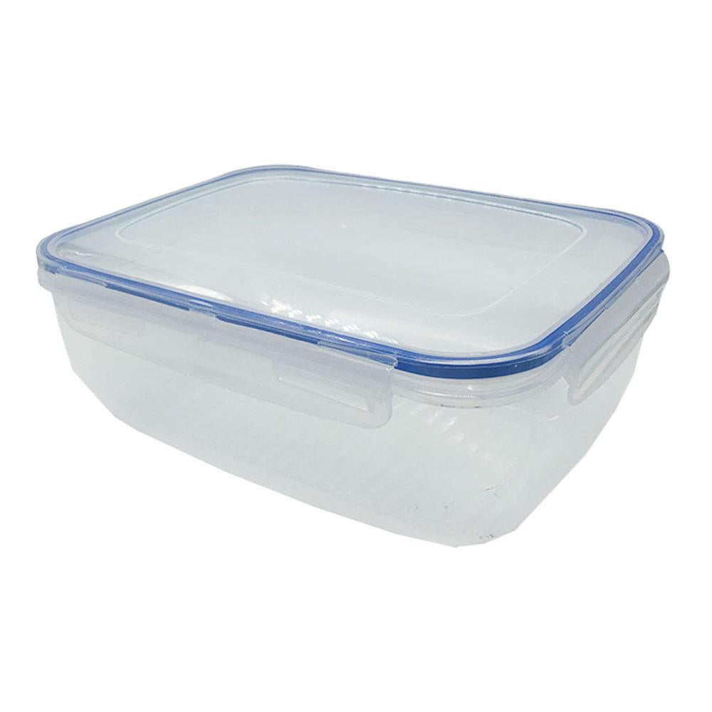 Envase Plástico Rectangular Bager Plastik Con Tapa
