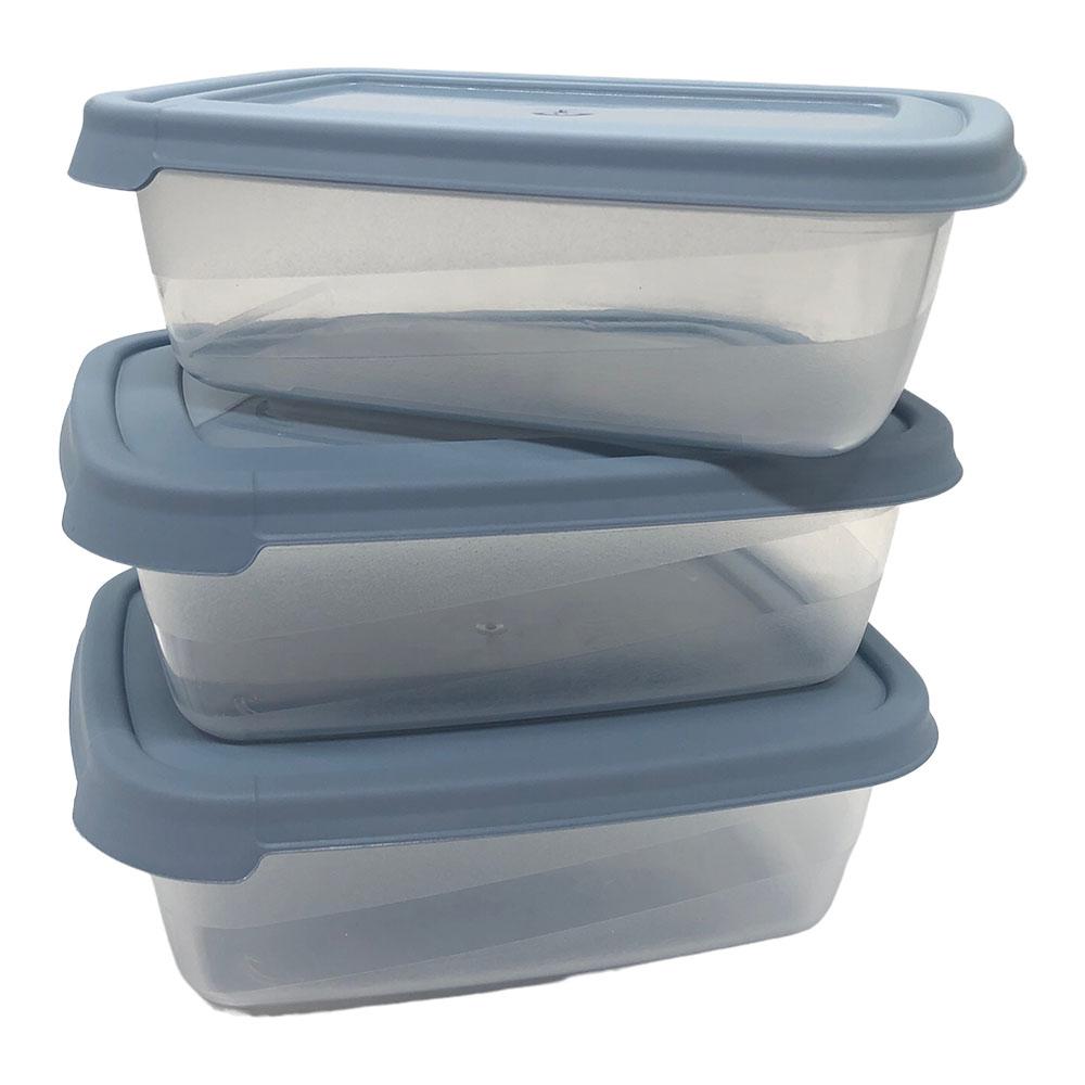 Set de Envases Plásticos Bager Plastik 3 Piezas - Surtido