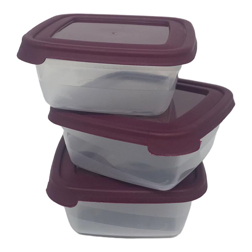 Set de Envases Plásticos Bager Plastik 3 Piezas - Surtido