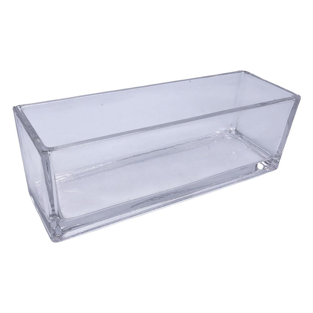 Envase de Vidrio Home Elegance Rectangular 10 cm x 30 cm
