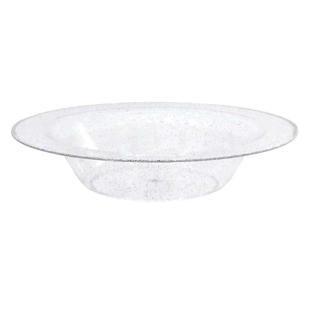 Bowl Lillian Silver Glitter Plástico 14 oz