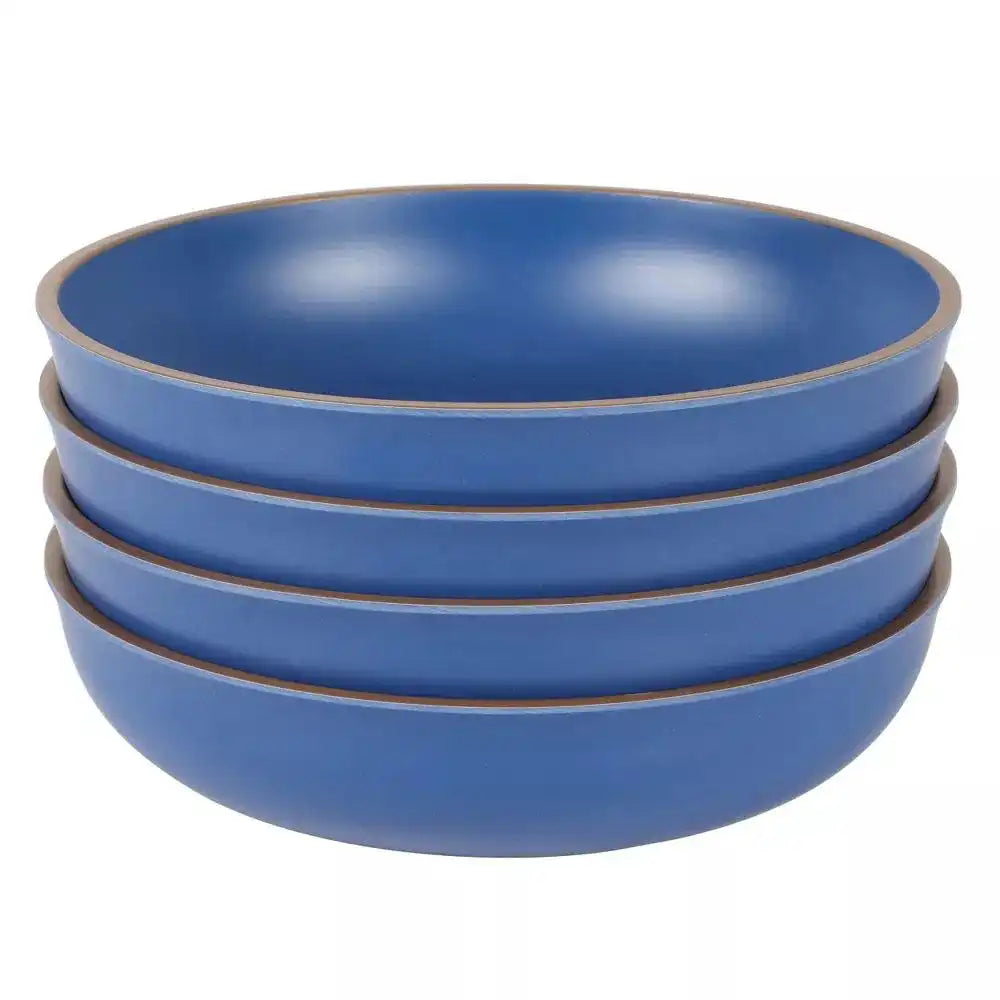 Set de Bowls Rockabye – 4 Piezas / Melamina Azul / 15 cm