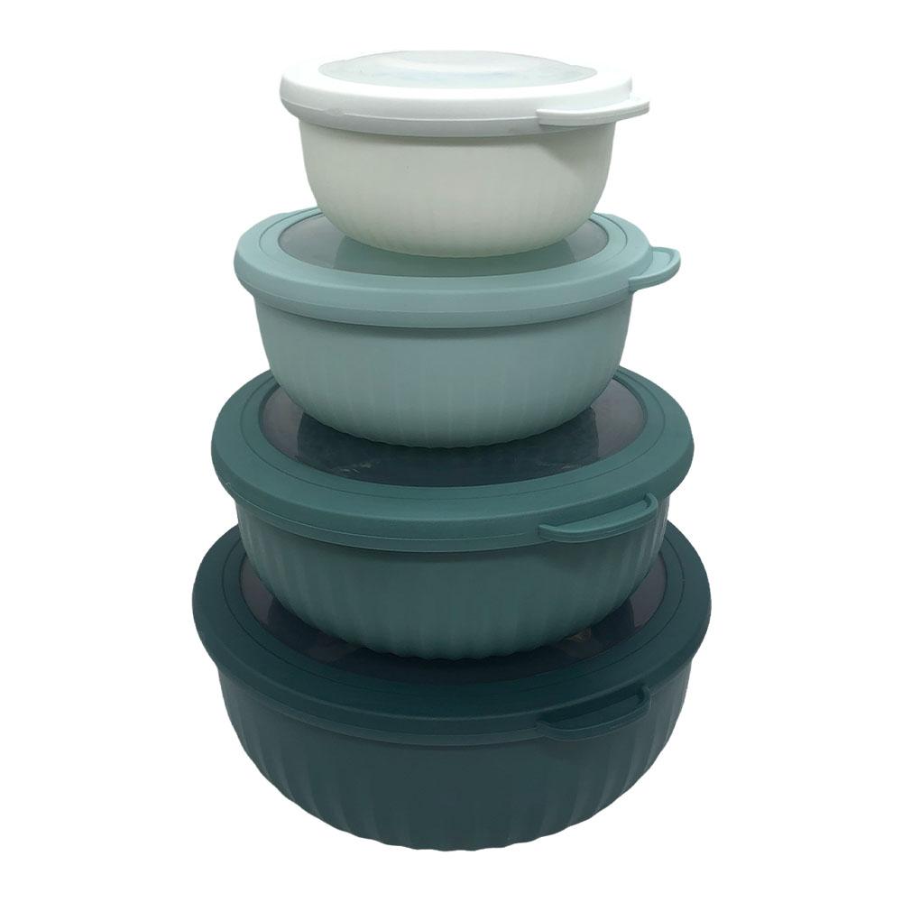 Set de Bowl Con Tapa Cook With Color de 8 Piezas