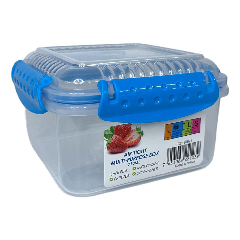 Envase Lotus Plástico Con Tapa 750 ml