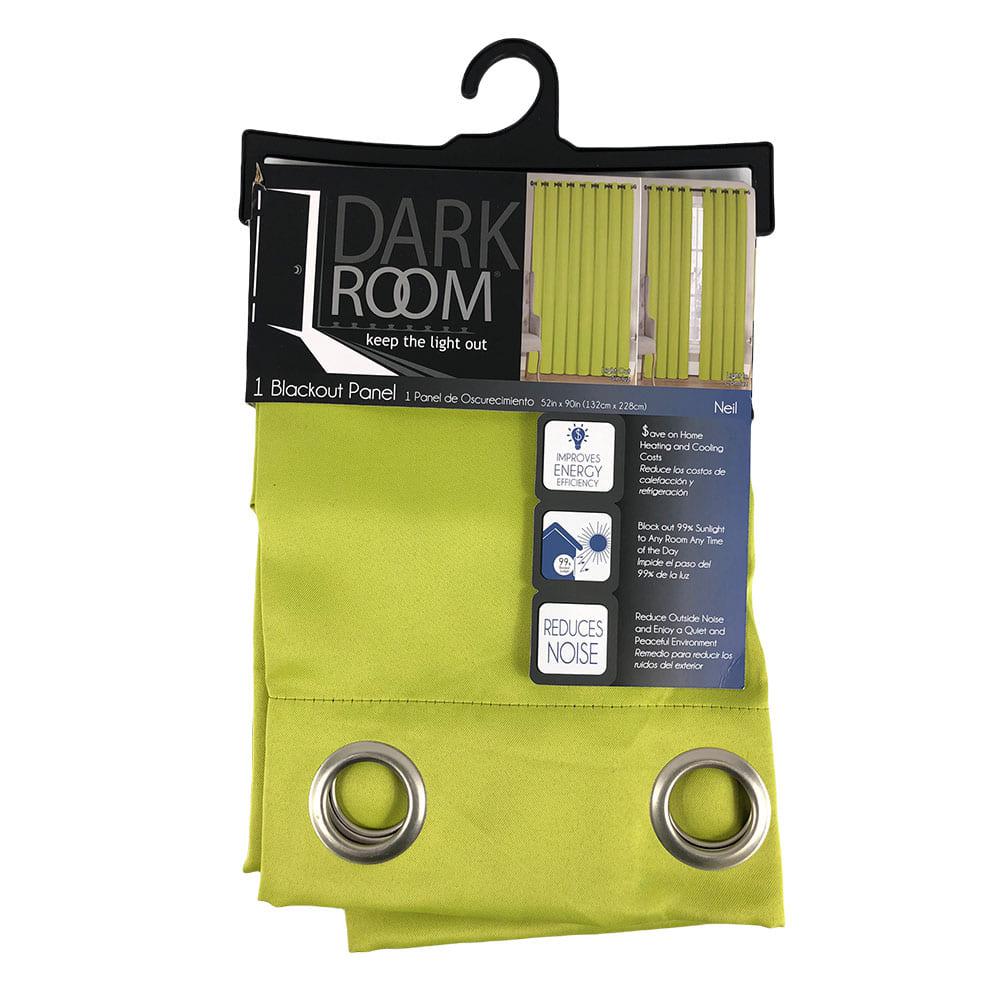 Cortina Neil Victoria Classics Blackout Con Aros de 52 x 90 - Lima Claro