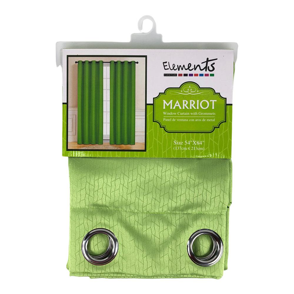 Cortina Elements Furniture Marriot con Aros 54" 84" - Lima