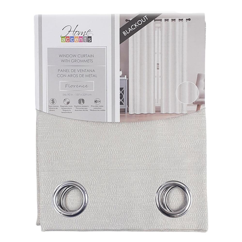Cortina Home Accents Florence Blackout Con Aros 54" x 90" - Beige