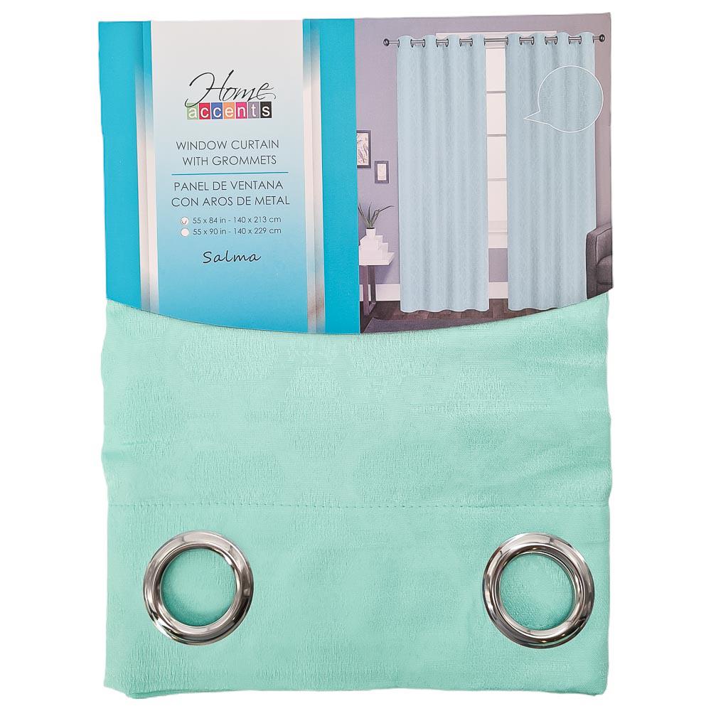 Cortina Home Accents Salma Con Aros 54'' x 84'' - Menta