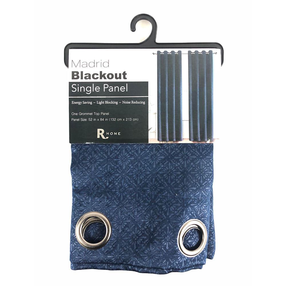 Cortina Regal Home Madrid Blackout de 54" x 84" - Azul Marino