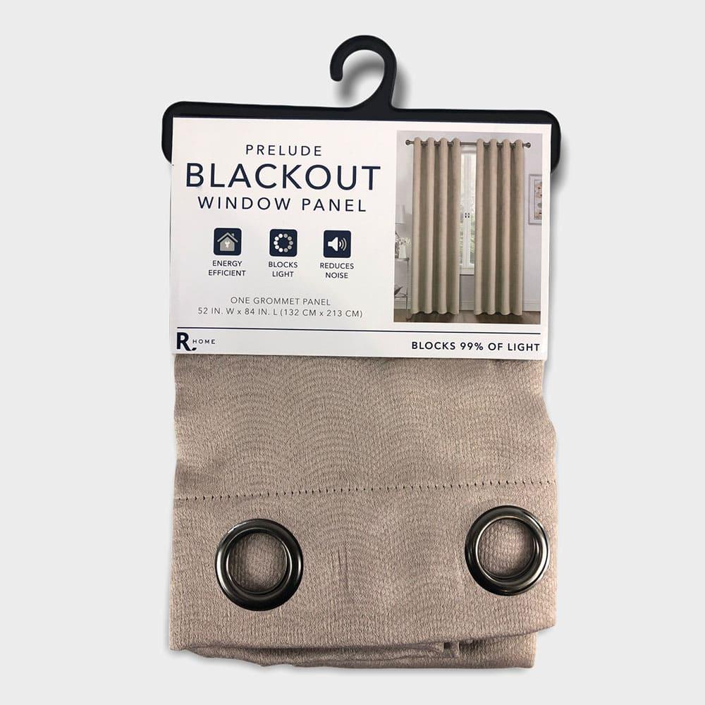 Cortina Regal Home Prelude Blackout de 52" x 84" - Beige Oscuro