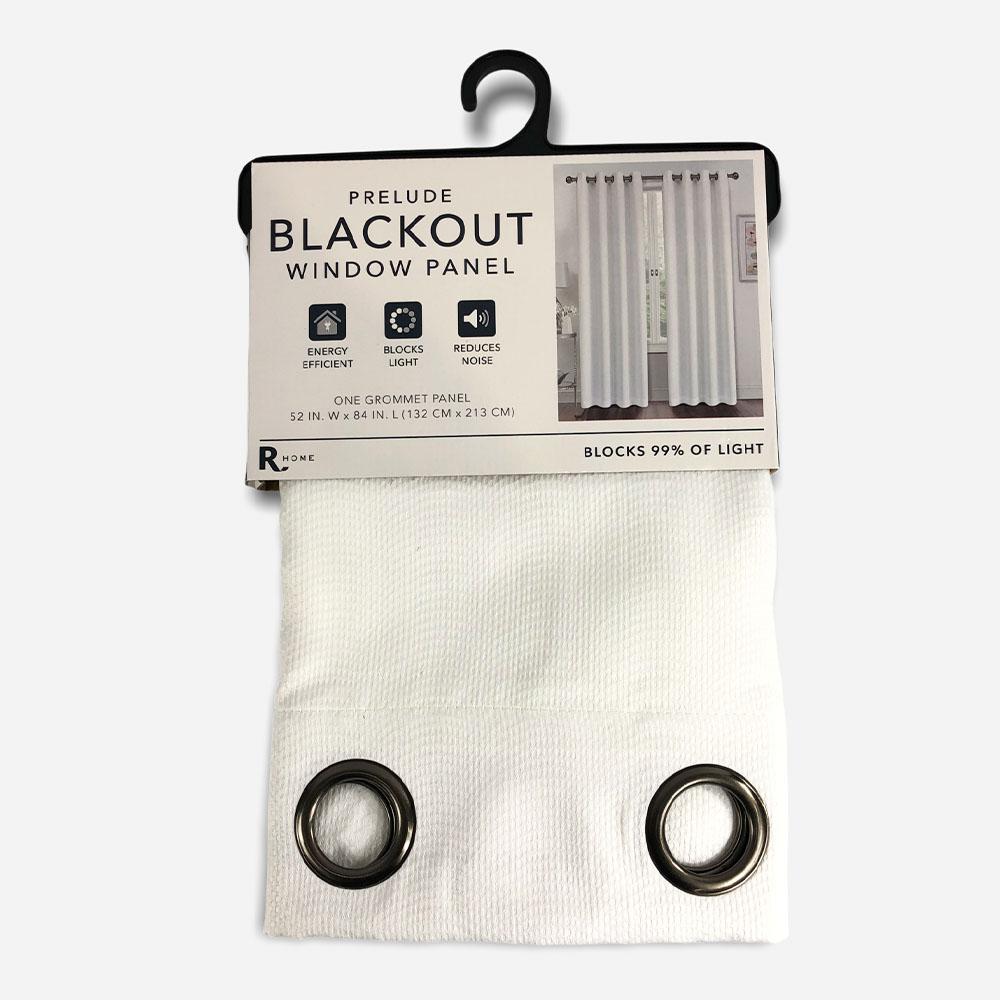 Cortina Regal Home Prelude Blackout de 52" x 84" - Blanco