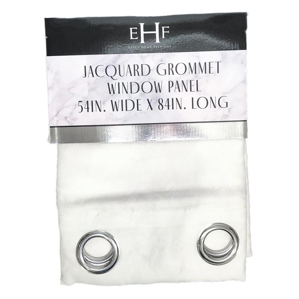 Cortina Estex Alva con Aros 54" x 84 - Blanco