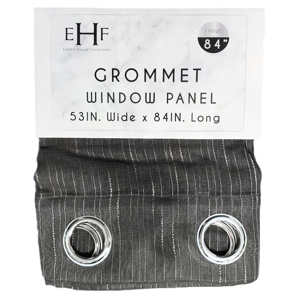 Cortina Estex Thea con Aros 54" x 84" - Gris Oscuro