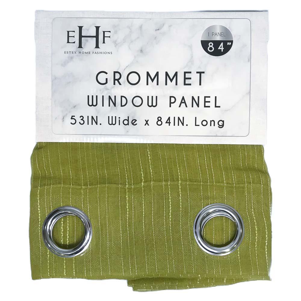 Cortina Estex Thea con Aros 54" x 84" - Verde Claro