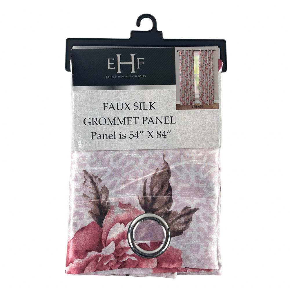 Cortina Estex Leilani Con Aros 54" x 84" - Coral Claro