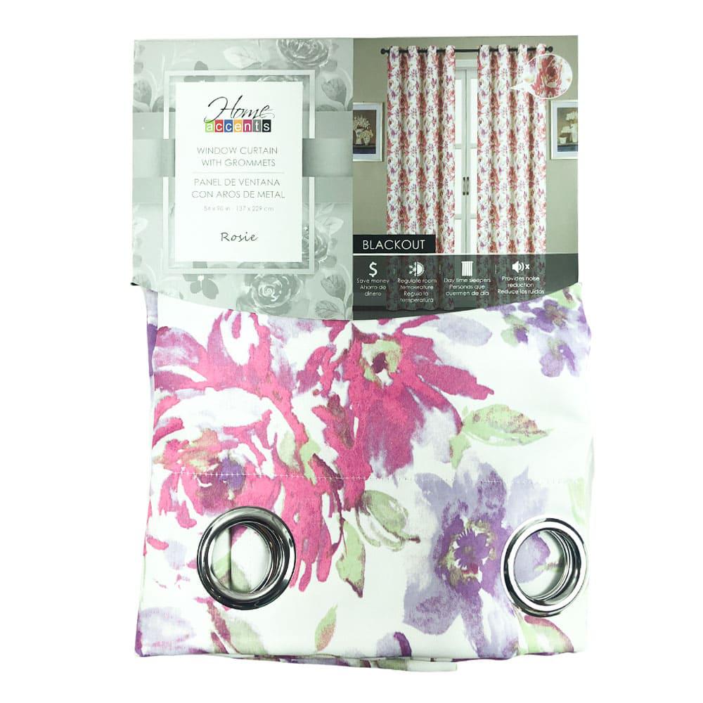 Cortina Home Accents Rosie Blackout 54" x 90" - Rosa