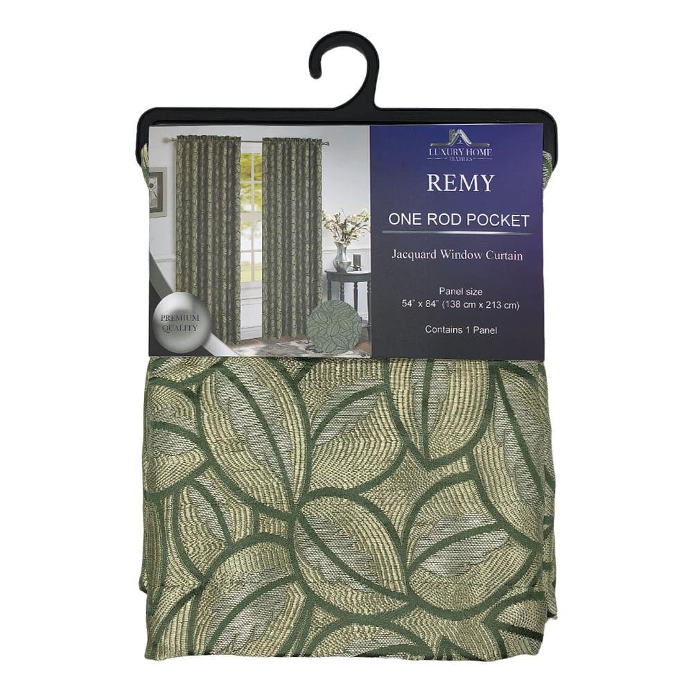 Cortina Luxury Remy Con Rod Pocket de 54" x 84" - Lima Claro