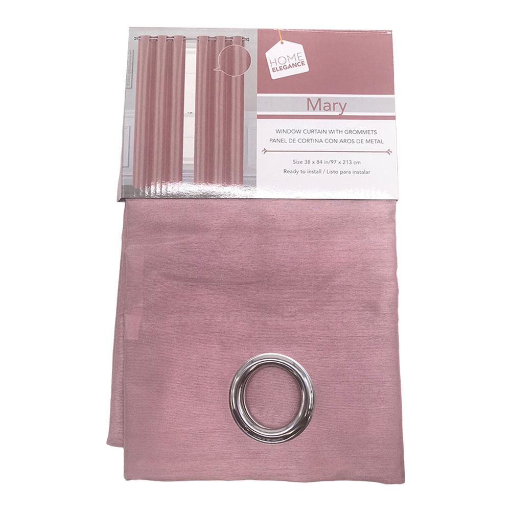 Cortina Home Elegance Mary 38" x 84" - Rosa Claro