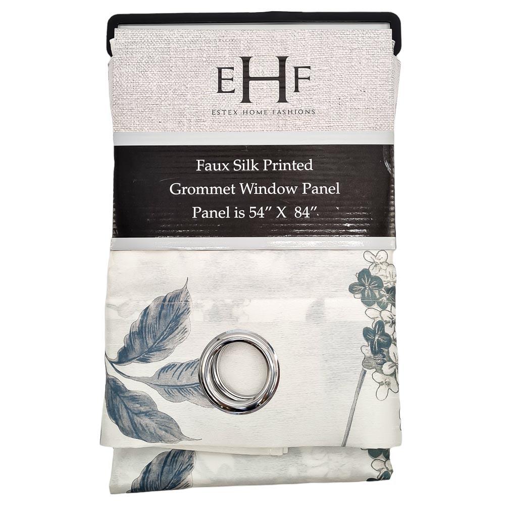 Cortina Estex Tansy Con Aros 54" x 84" - Gris