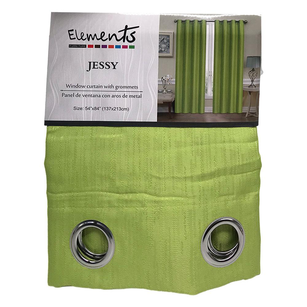 Cortina Elements Furniture Jessy Con Aros 54" x 84" - Lima Claro