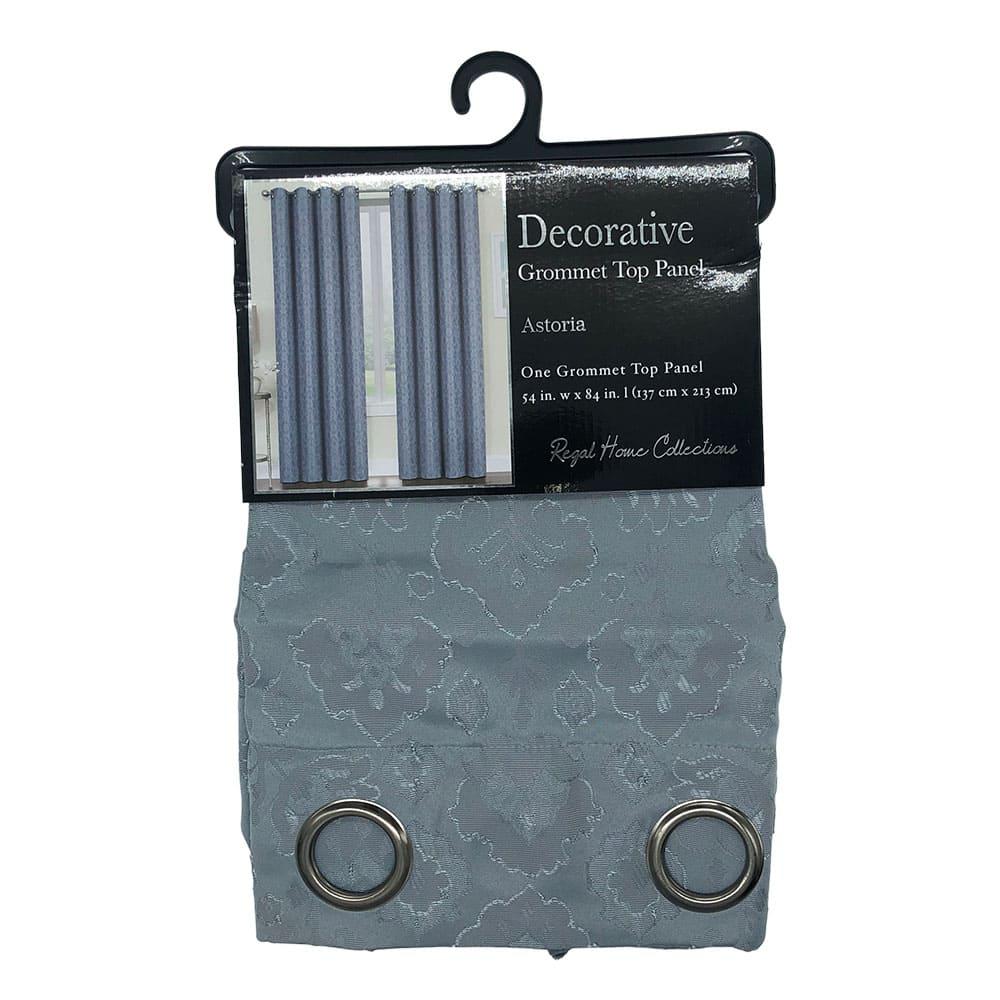 Cortina Astoria Regal Home Con Aros 54" x 84" - Gris