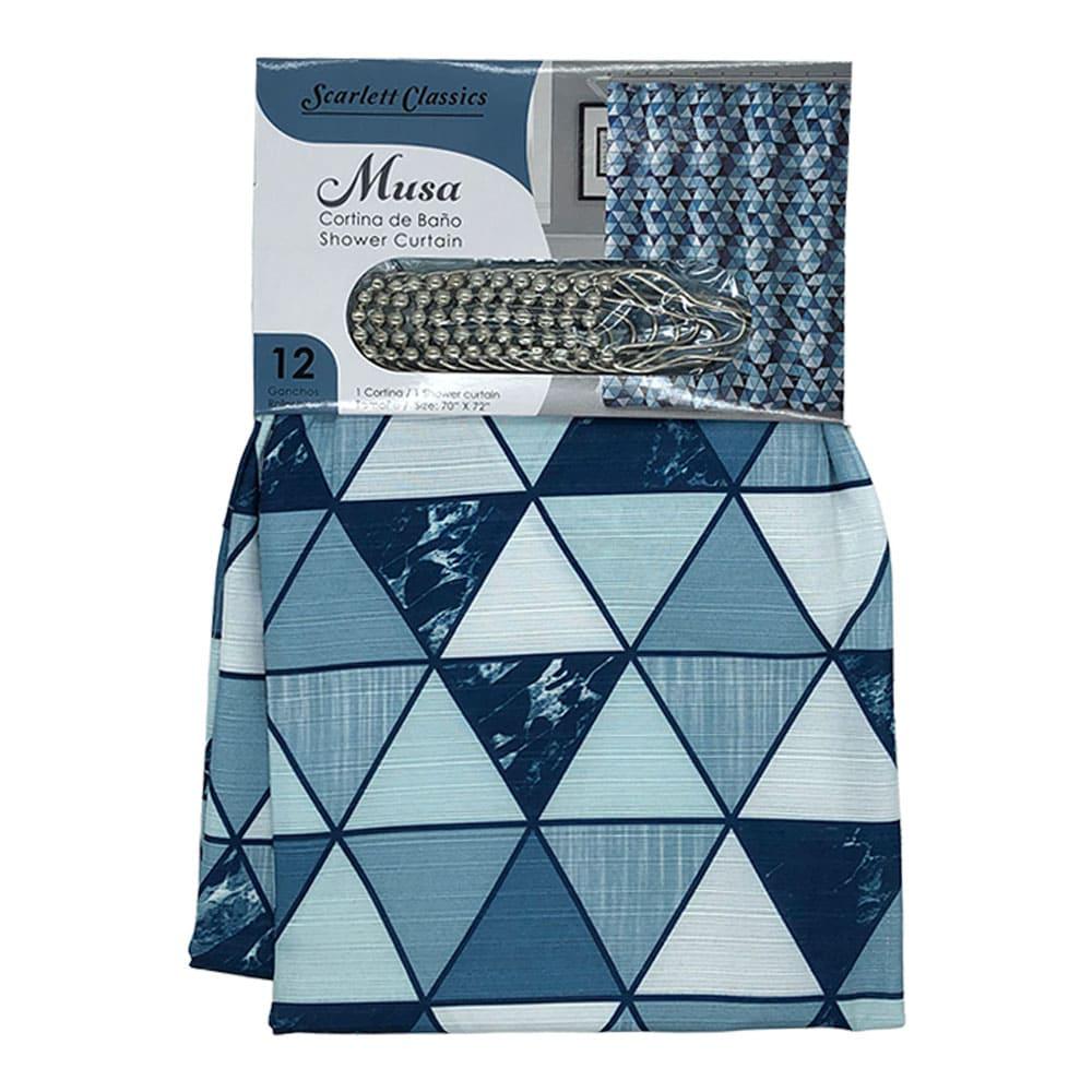 Cortina Para Baño Scarlett Classics de Tela 13 Piezas - Surtido