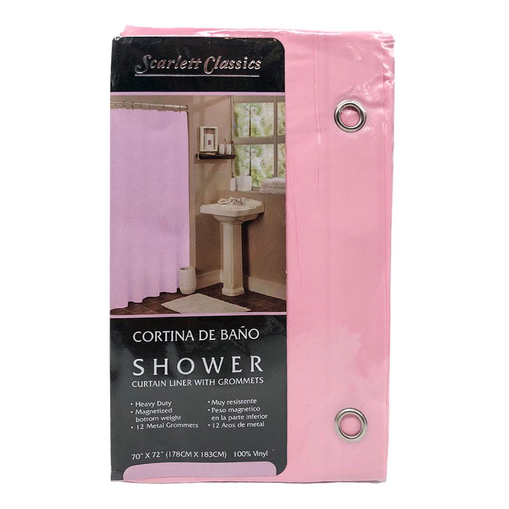 Cortina Para Baño Scarlett Classics de Peva - Rosa Claro
