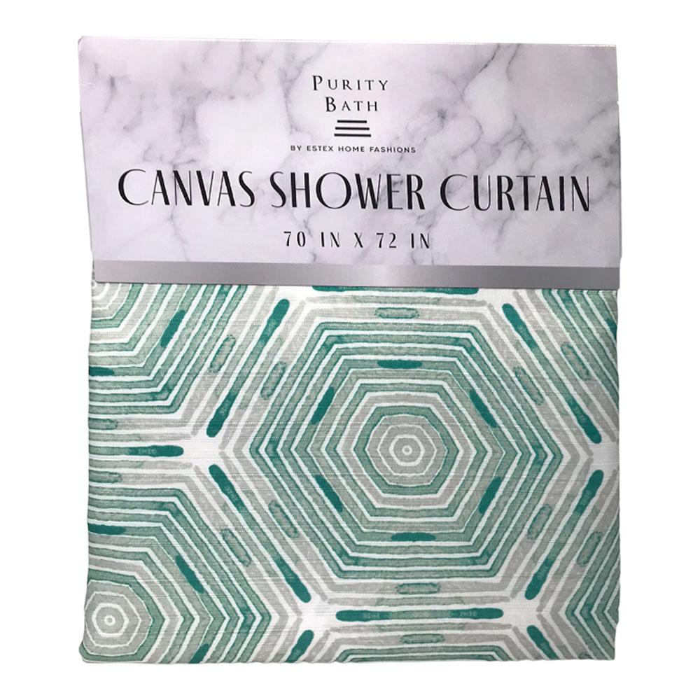 Cortina Para Baño Home Elegance Riley de Tela