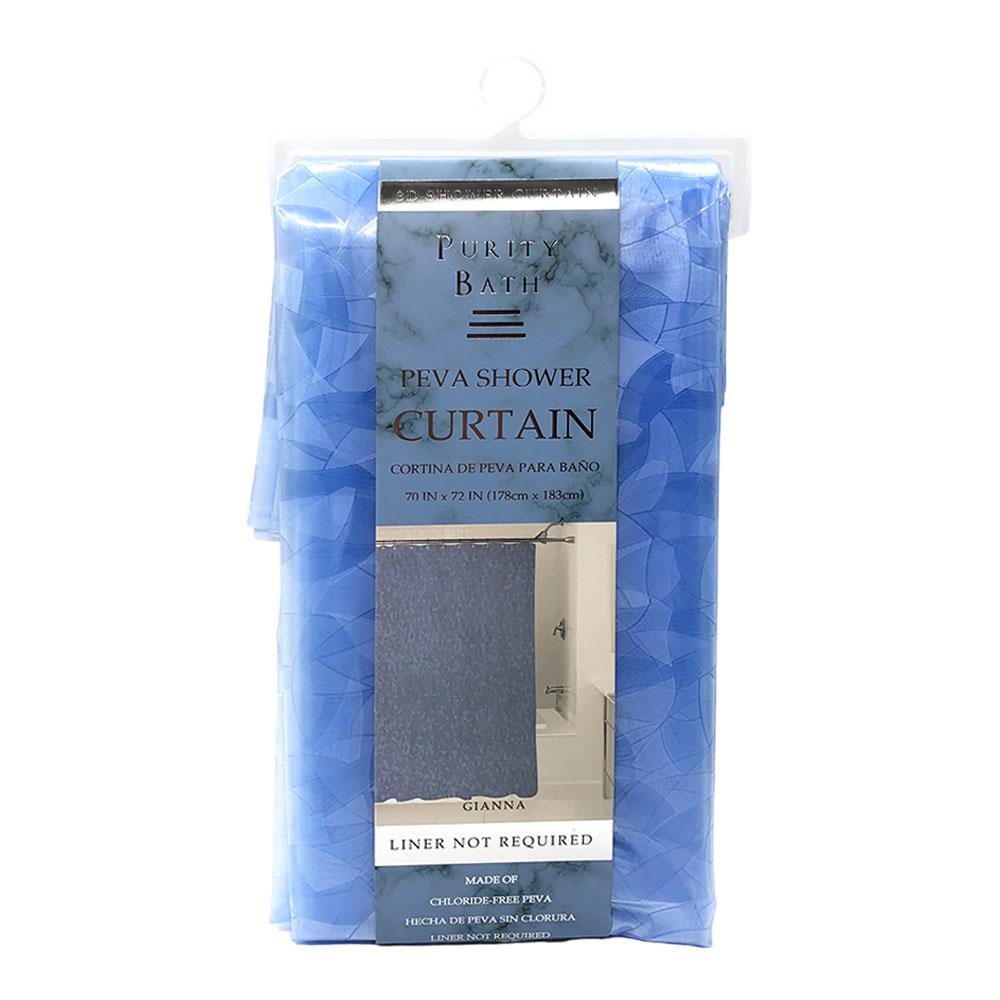 Cortina Para Baño Home Elegance Gianna de Peva - Azul Claro