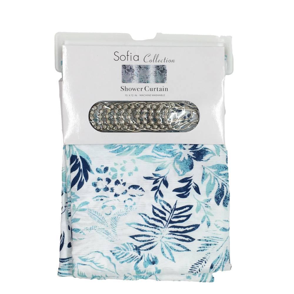 Cortina de Baño Home Design Arya de Tela 13 Piezas