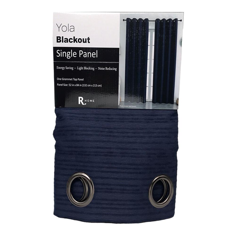 Cortina Yola Regal Home Blackout 52" x 84" - Azul Marino