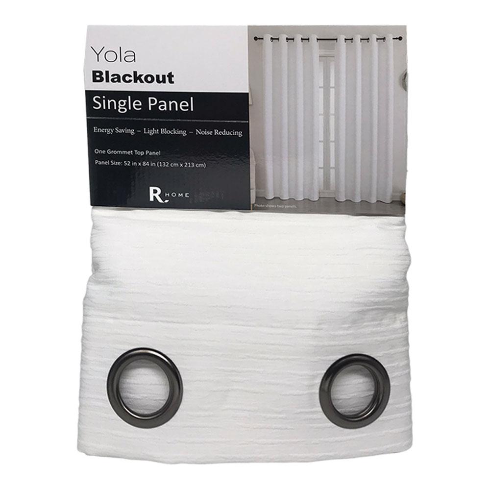 Cortina Yola Regal Home Blackout 52" x 84" - Blanco