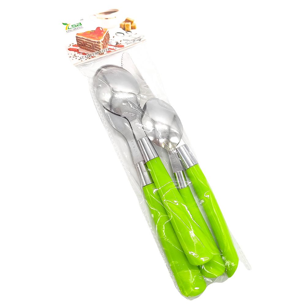 Set de Cubiertos Home Elegance Con Mango Plástico 4 Piezas - Surtido