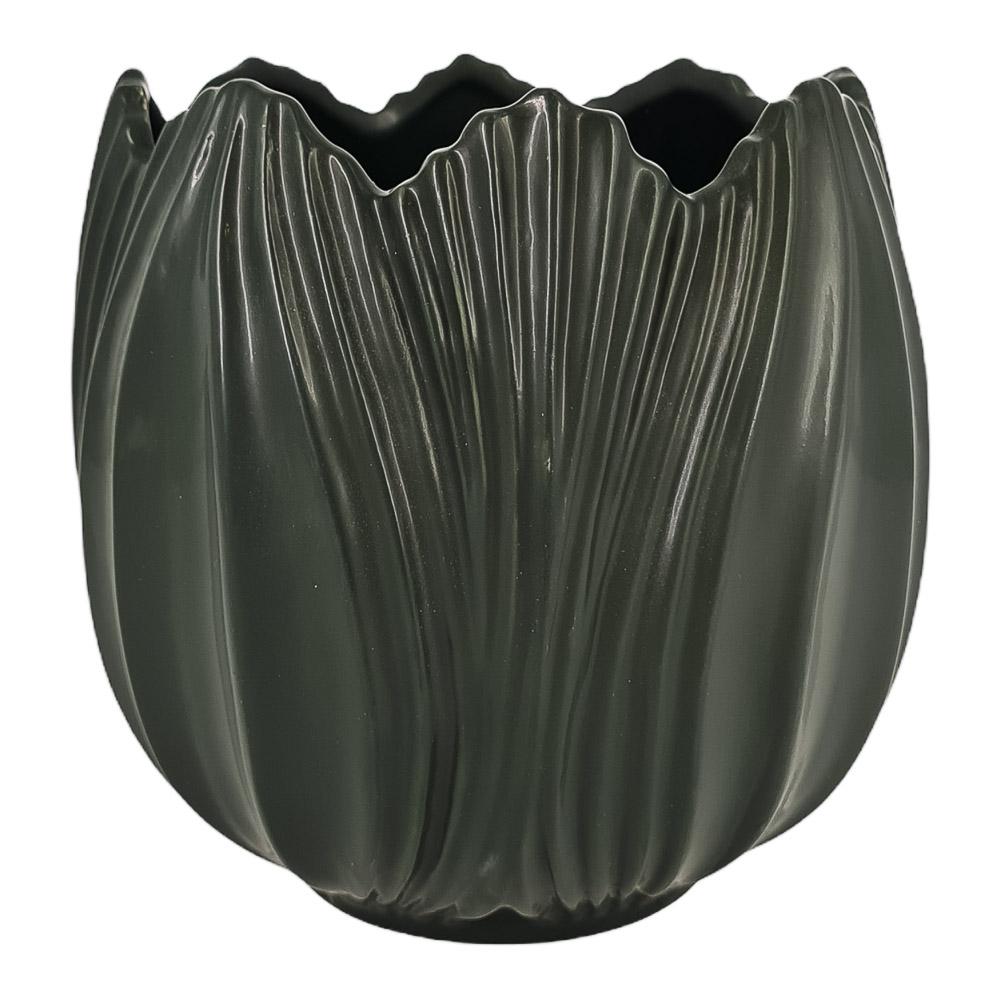 Pote Decorativo de Cerámica 7'' x 7''