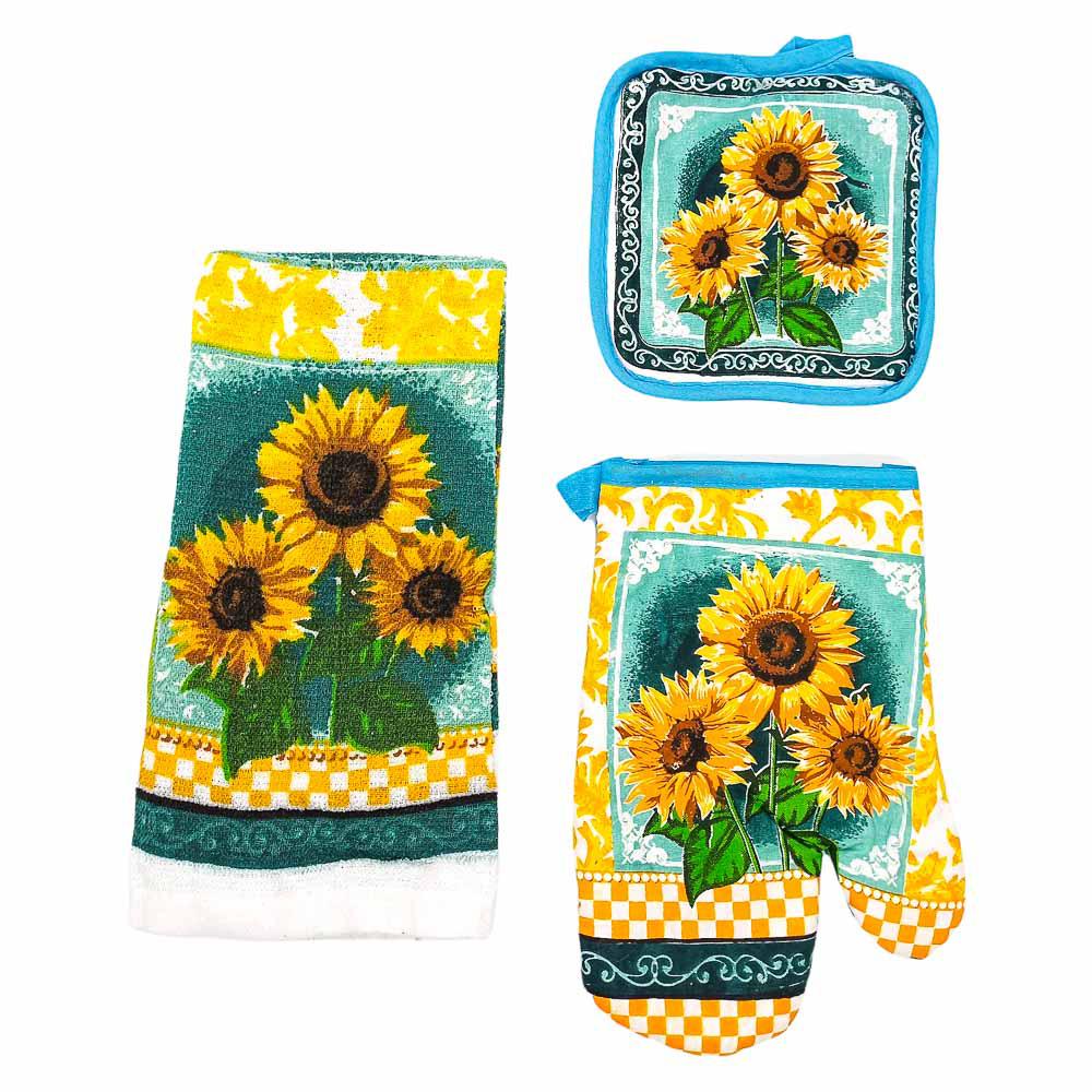 Guante Agarrador y Limpión Home Elegance Set de 3 Piezas - Surtido