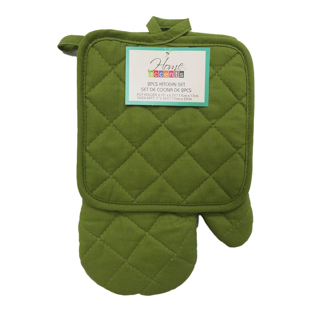 Set de Guante y Agarrador Home Accents 2 Piezas