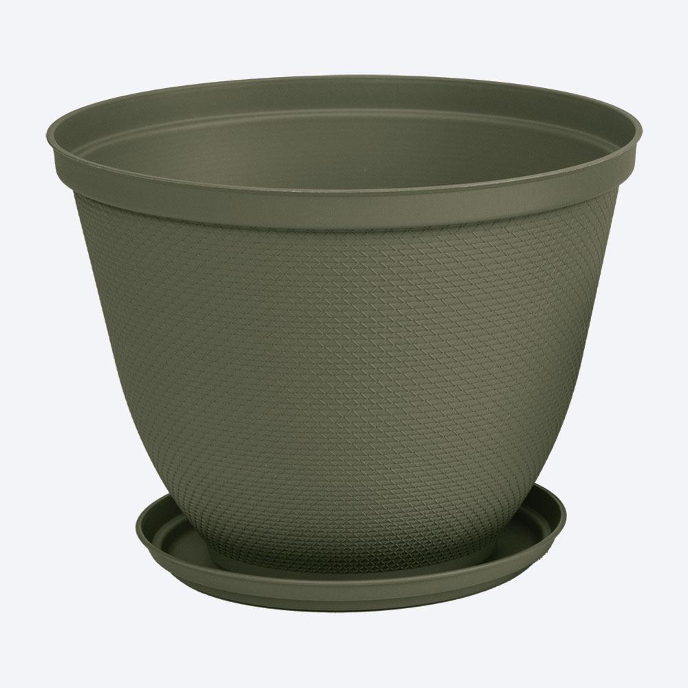 Macetero Redondo Rimax Rafia de 35 cm