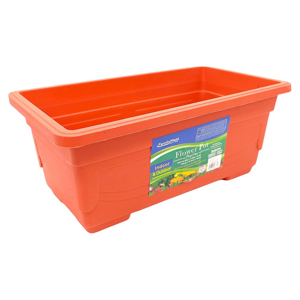 Macetero Plástico Family Maid 14 cm x 34 cm x 18 cm - Surtido