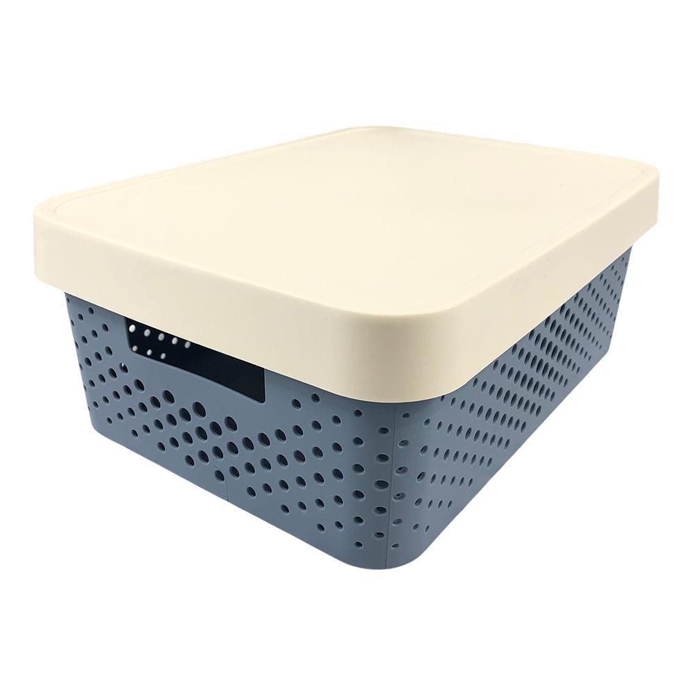 Canasta Multiuso Easy Home de Plástico Con Tapa - Surtido