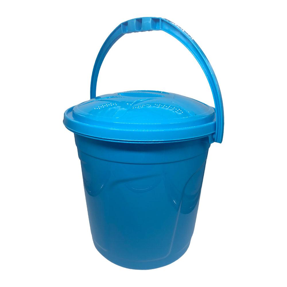 Cubo Plástico Burak Plastik Con Tapa 20 L - Surtido