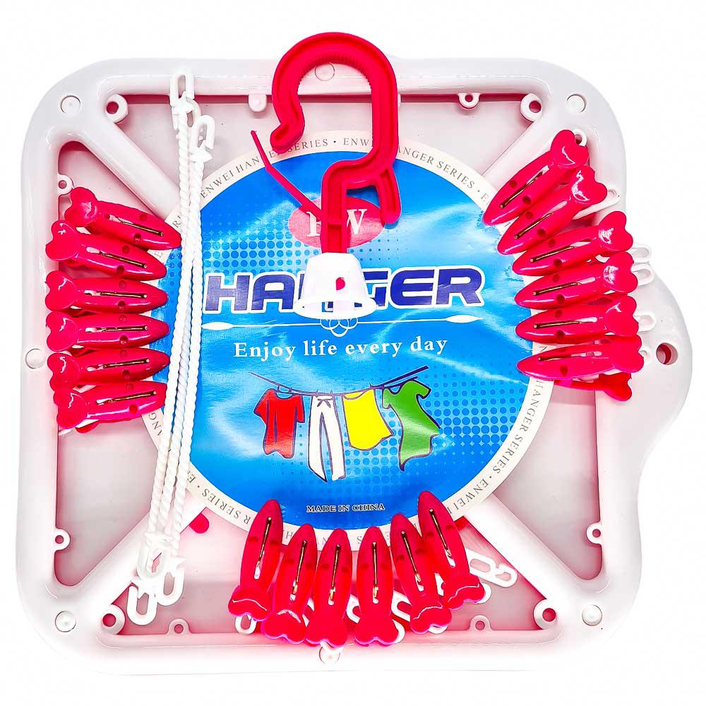 Horquillero Easy Home Plástico 18 Clips - Surtido