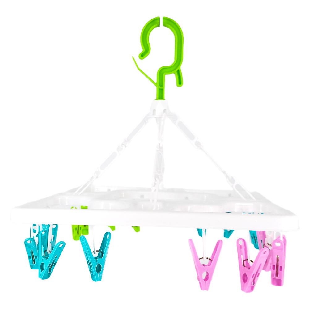 Horquillero Plástico Cuadrado Homestar 15 Piezas