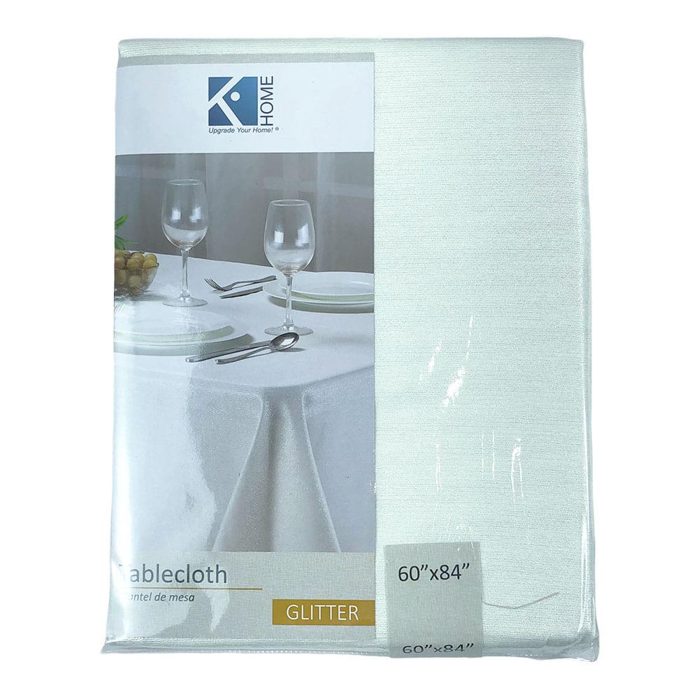 Mantel Para Mesa Kashi Home Glitter Rectángulo 60" x 84" - Surtido