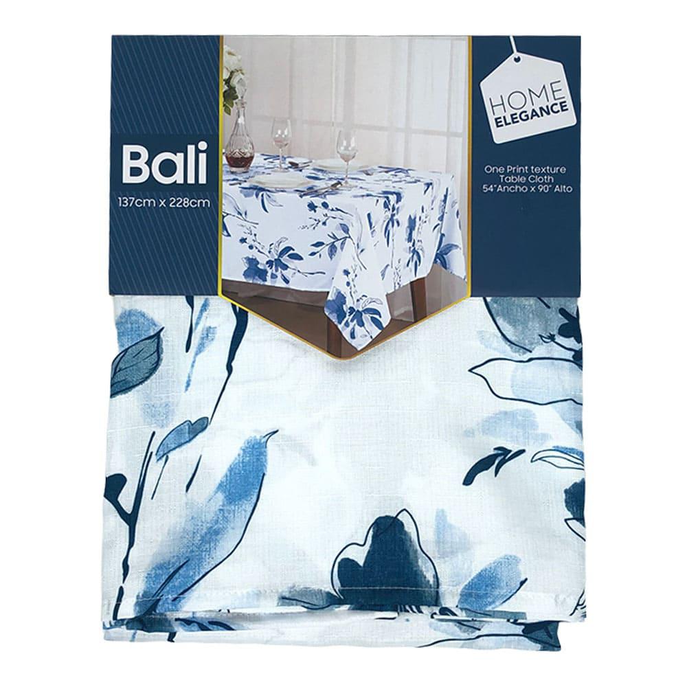 Mantel de Mesa Home Elegance Bali 54" x 90" - Azul Marino