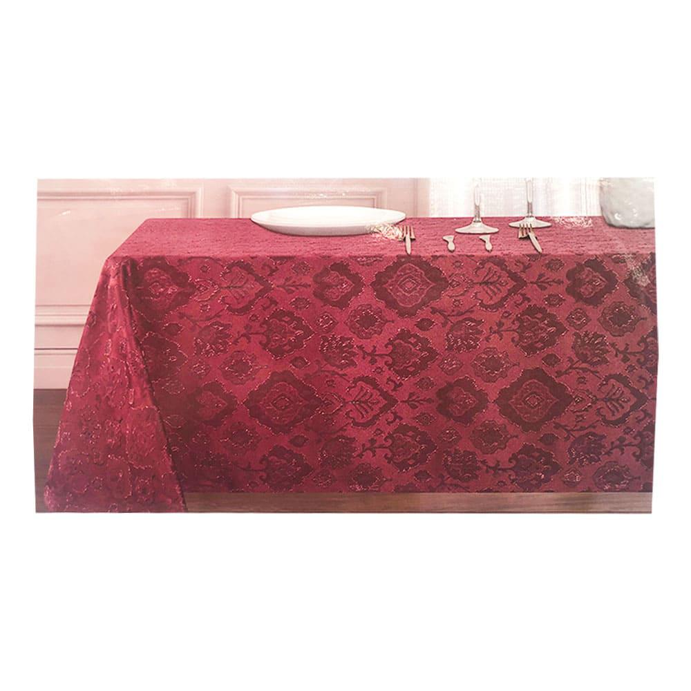 Mantel de Tela Regal Home Astoria 54" x 84" - Rojo Oscuro