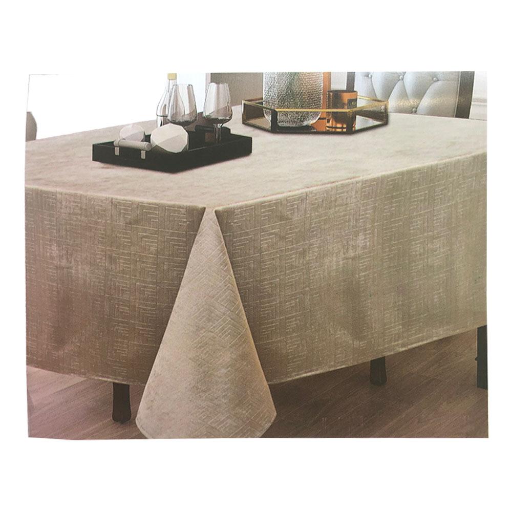 Mantel de Tela Regal Home Toscana 54" x 84" - Beige Oscuro