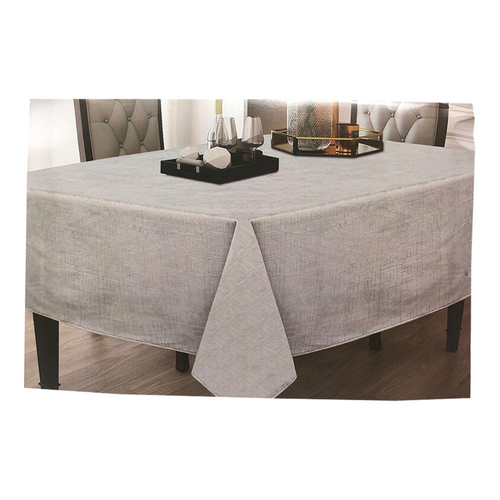 Mantel de Tela Regal Home Toscana 54" x 104" - Gris Claro