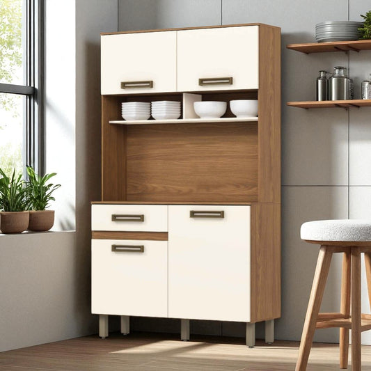 Mueble de Cocina Henn Mdf Nature/Off White