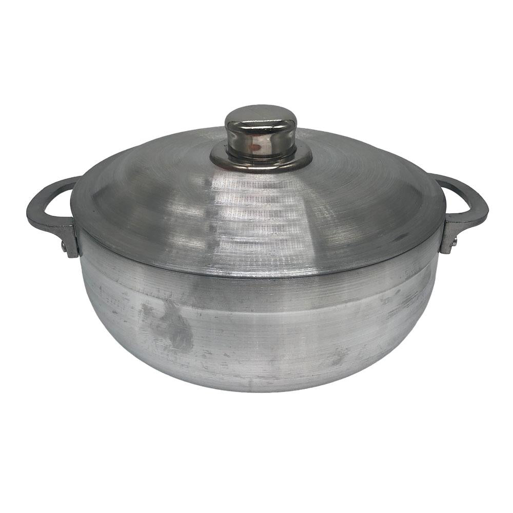 Paila de Aluminio Lotus Con Tapa 24 cm